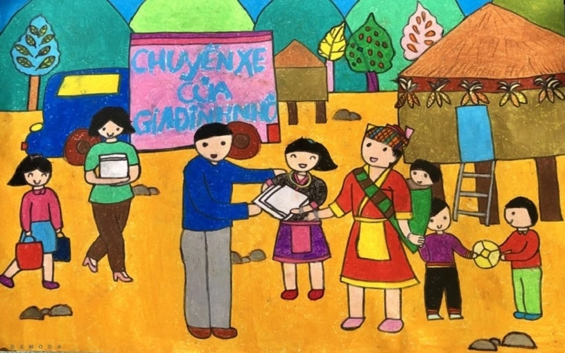 Hướng dẫn về tranh đề tài  Đoàn Thanh niên Cộng sản HỒ CHÍ MINH